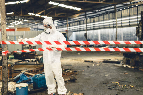 Professional Unattended Death Cleanup technician working in Pinehurst, NC
